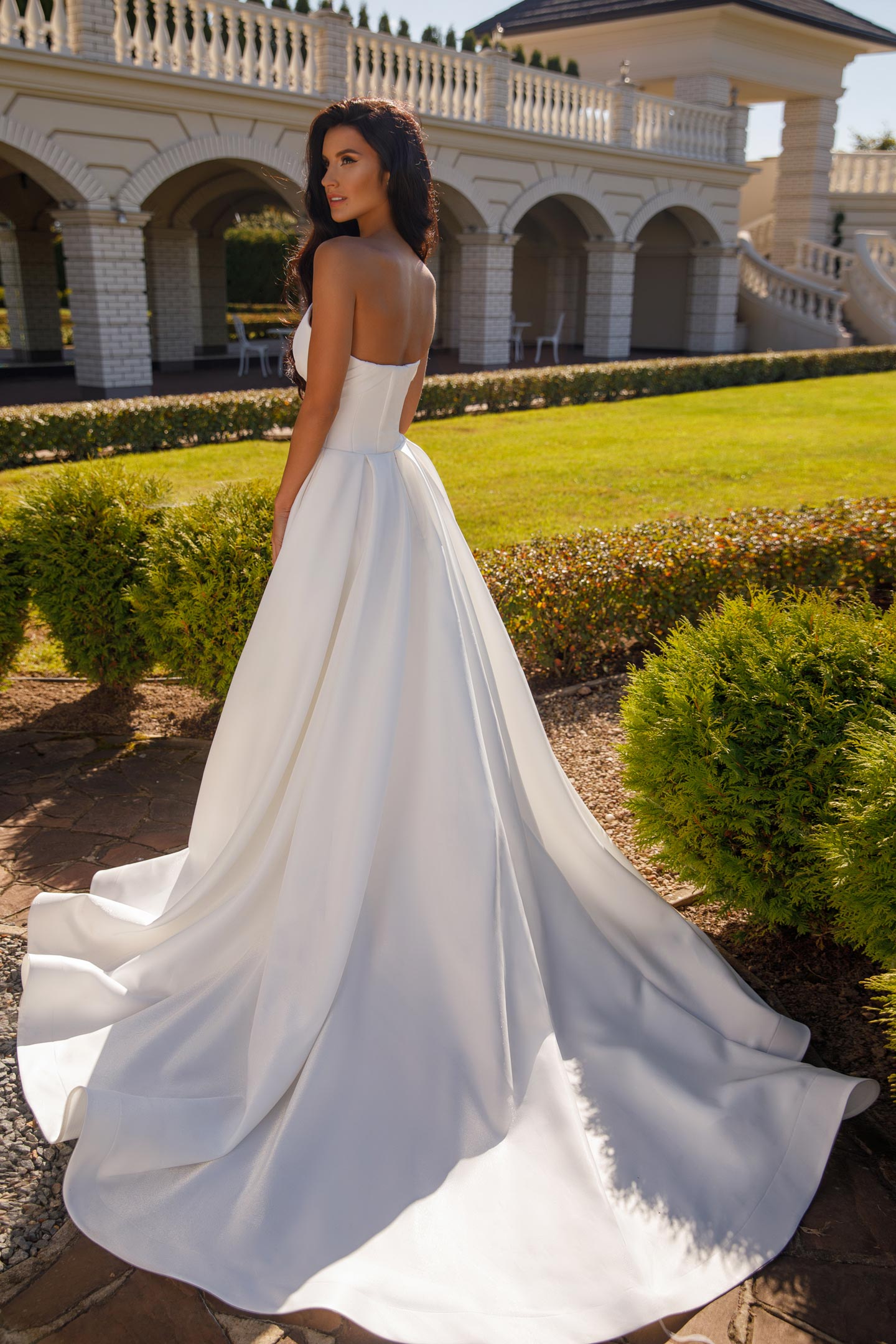 gładka suknia ślubna lui-2