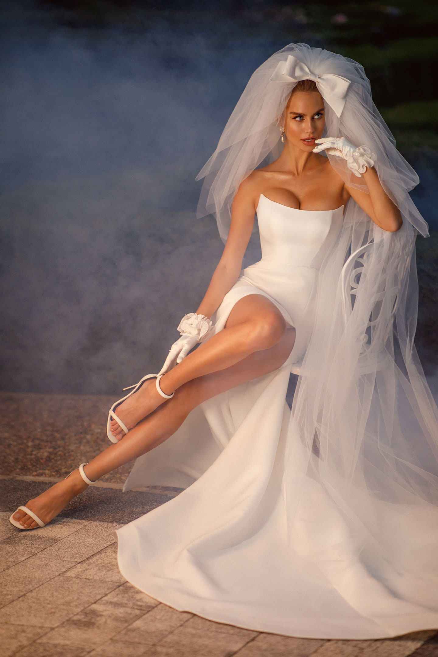 gładka suknia ślubna marseille-2